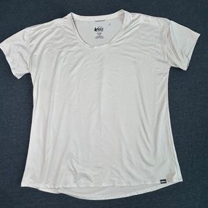 REI COOP Women's Sahara Cream/Tan TShirt | Size Large